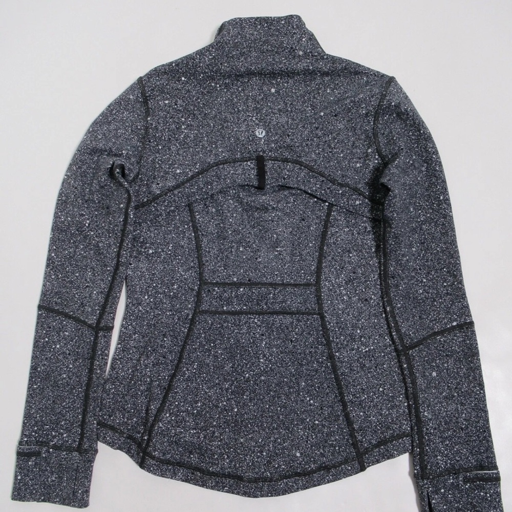 Lululemon Athletica Black Speckled Utility Jacket